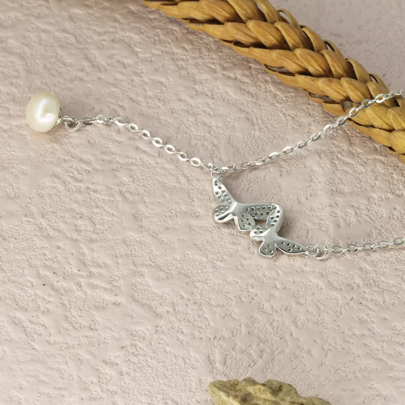 QINGFU Freshwater Pearl Necklaces Women's-5