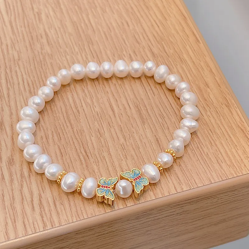 QINGFU Freshwater Pearl Bracelets Women's-1