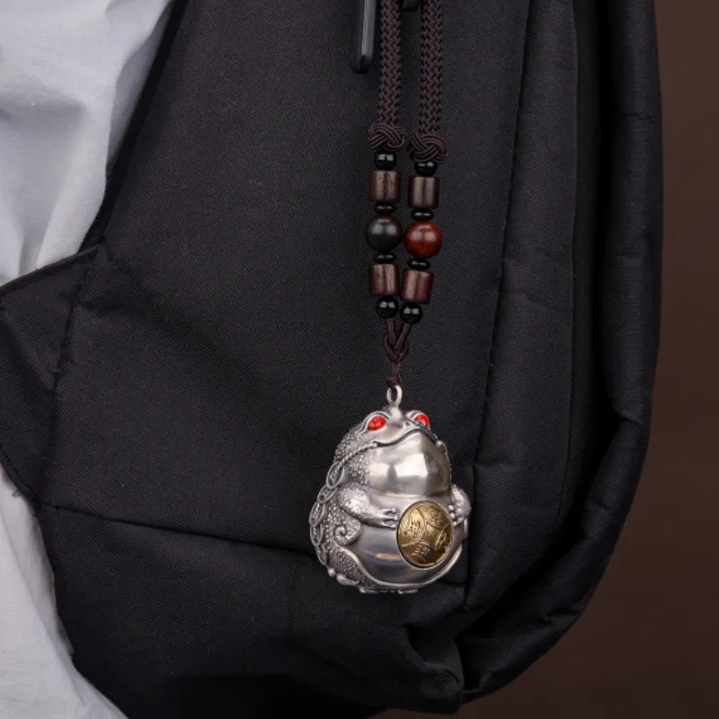 QINGFU 999 Fine Silver Ornaments Unisex-6