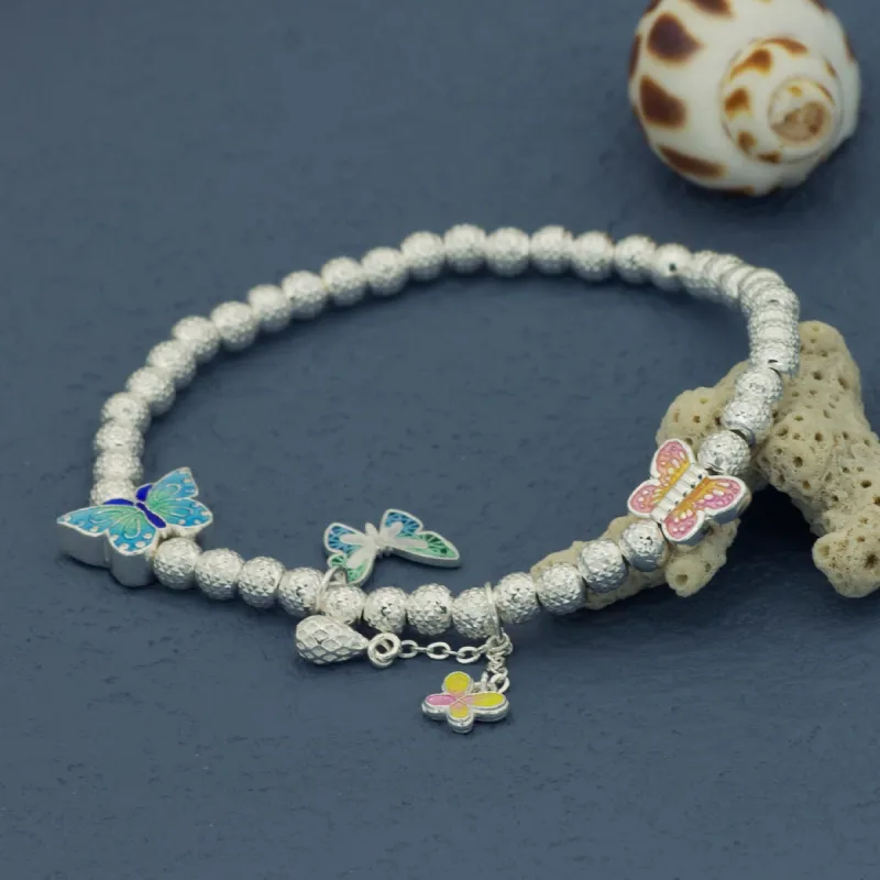 QINGFU Sterling Silver Bracelets Women's-5