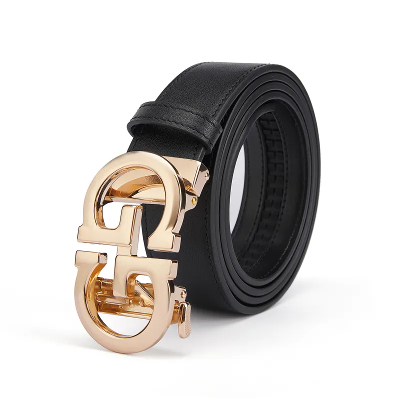 FAIRWHALE Cow Split Leather Leather Belts Men's Multicolor Width 3.5CM-19