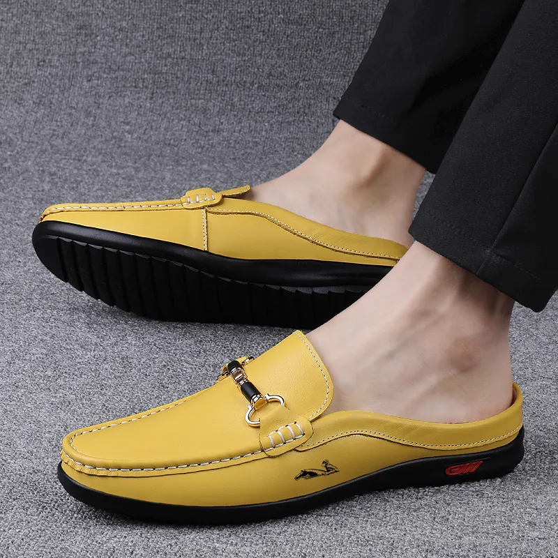 British Knights Rubber Sole Abrasion Resistant Closed Toe Slippers Men's-14