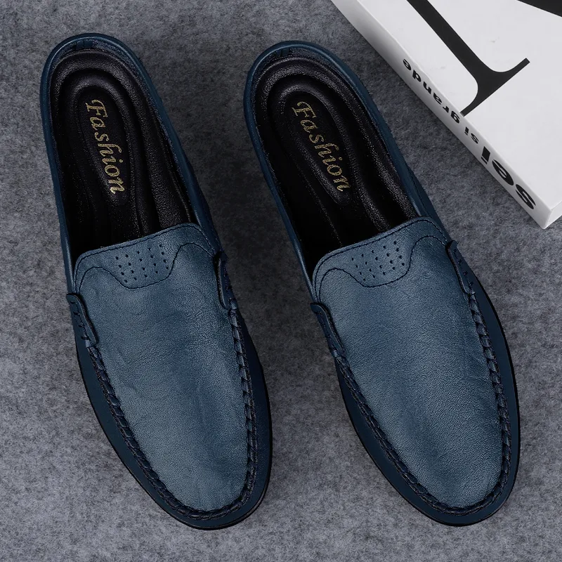 British Knights Abrasion Resistant Slip Resistant Closed Toe Slippers Men's Blue-4