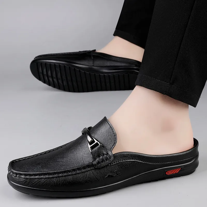 British Knights Rubber Sole Abrasion Resistant Closed Toe Slippers Men's-9