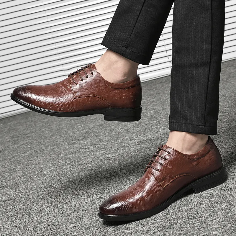 British Knights Dress Shoes Men's Brown-11