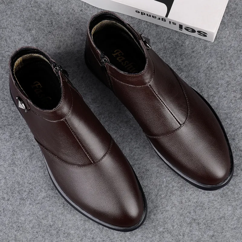 British Knights Ankle Boots Men's Brown-4