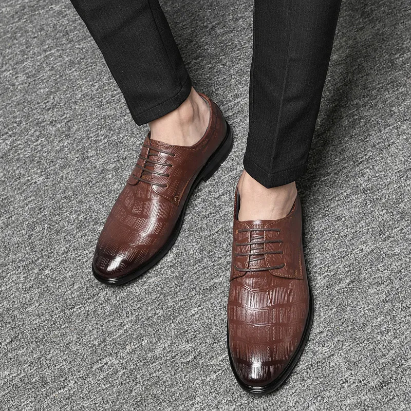 British Knights Dress Shoes Men's Brown-6
