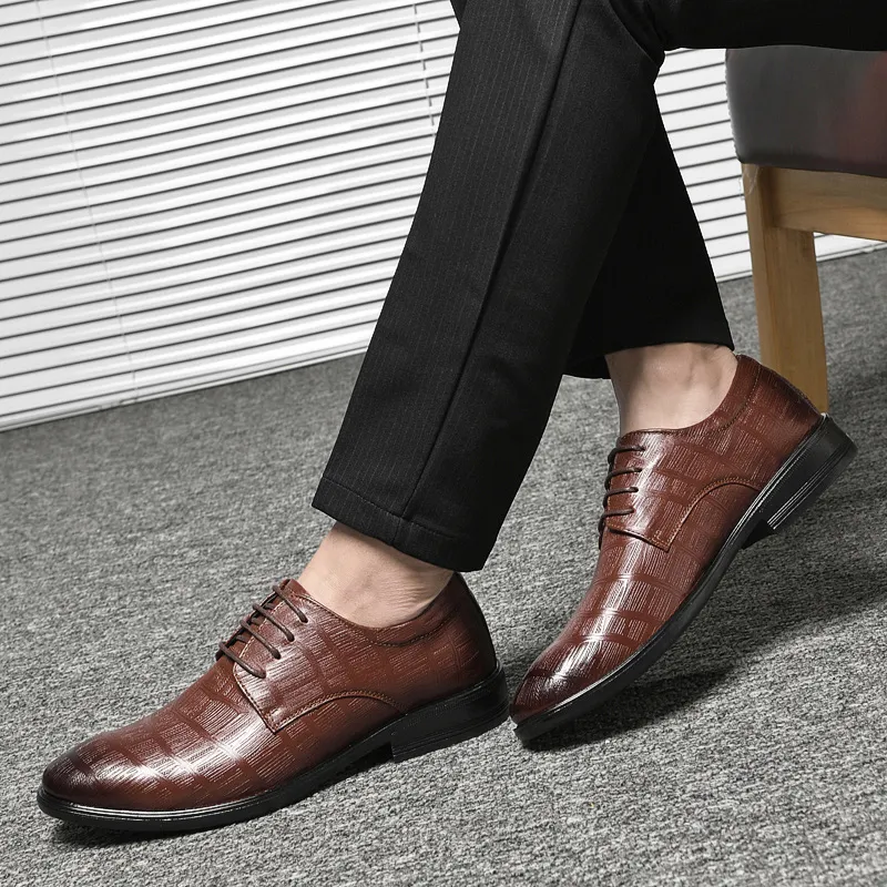 British Knights Dress Shoes Men's Brown-12