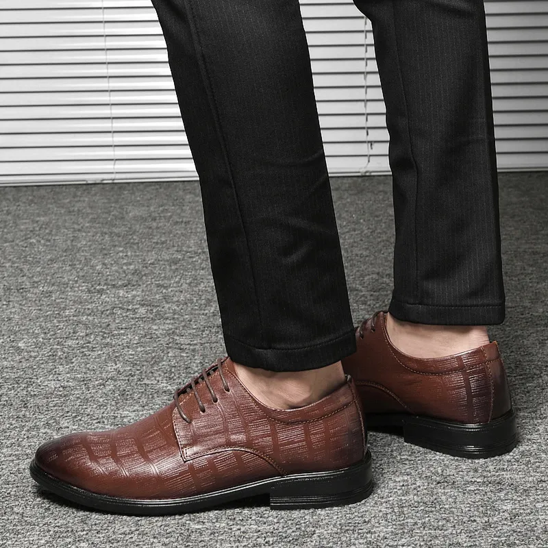 British Knights Dress Shoes Men's Brown-5