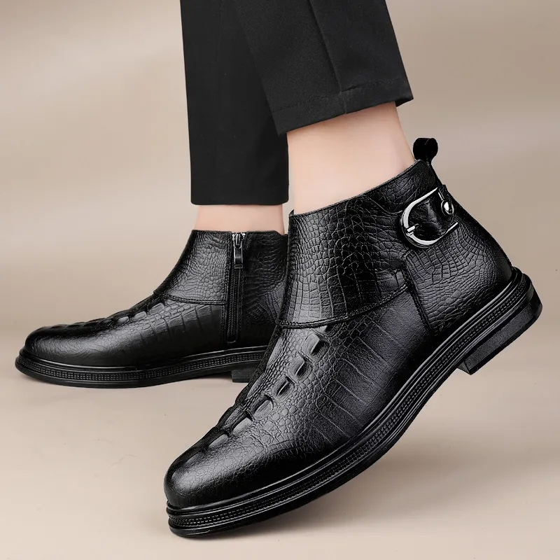British Knights Ankle Boots Men's Black-3