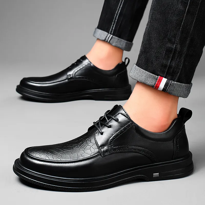 British Knights Dress Shoes Men's Black-6