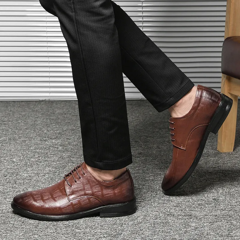 British Knights Dress Shoes Men's Brown-10