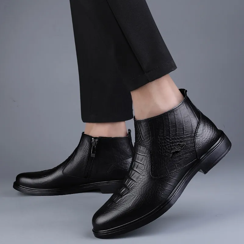 British Knights Ankle Boots Men's Black-5
