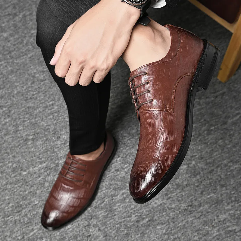 British Knights Dress Shoes Men's Brown-7
