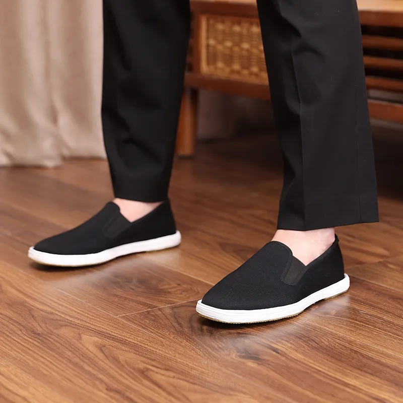 Old Meihua Casual Shoes Men's Black-5