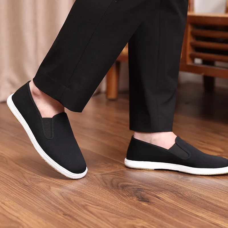 Old Meihua Casual Shoes Men's Black-7