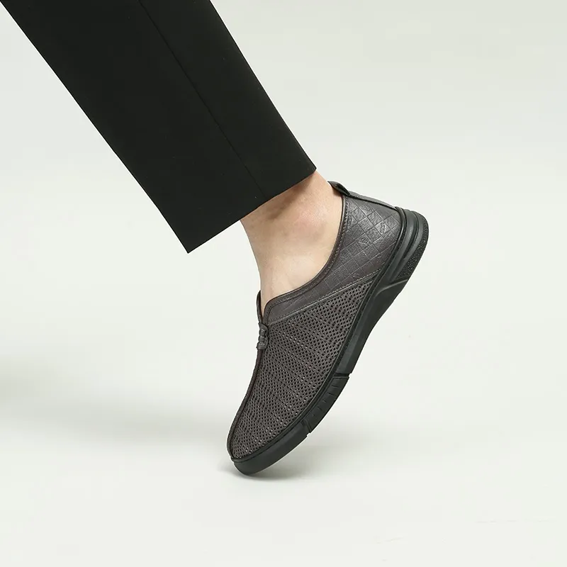 Old Meihua Casual Shoes Men's Gray-2