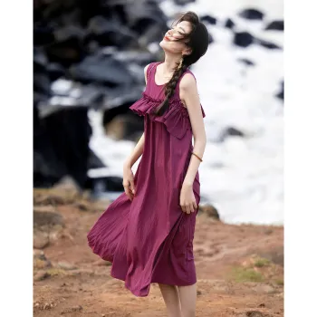【dme】 Short Sleeved Dress Women's