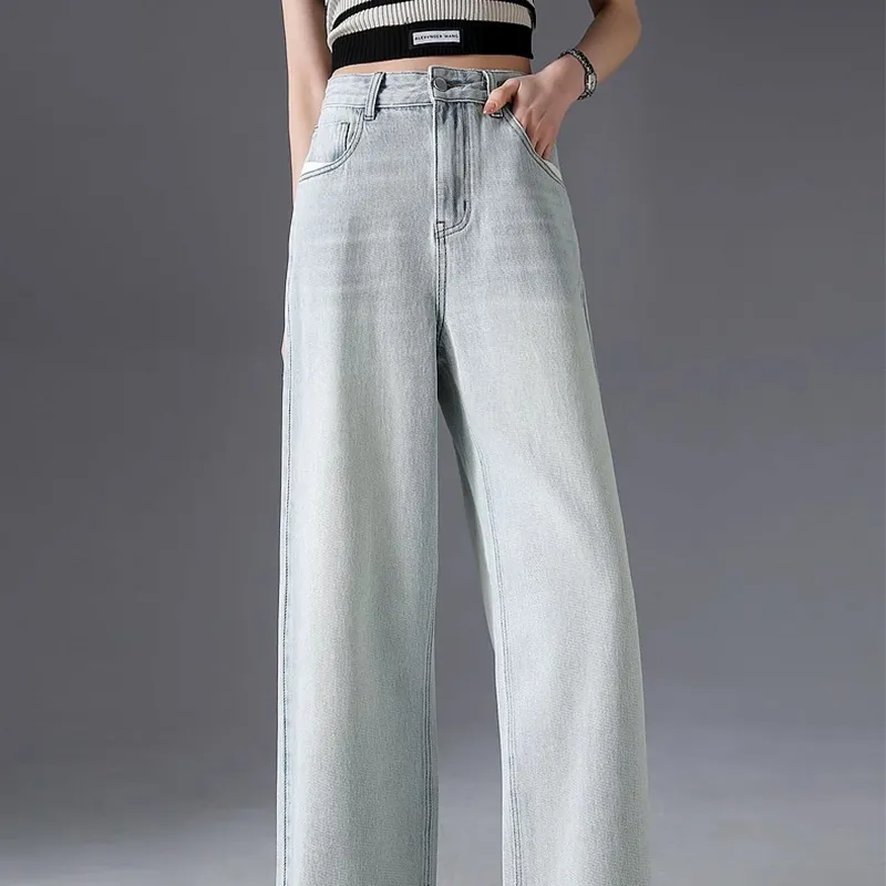【dme】 Jeans Women's Light Denim Blue-2