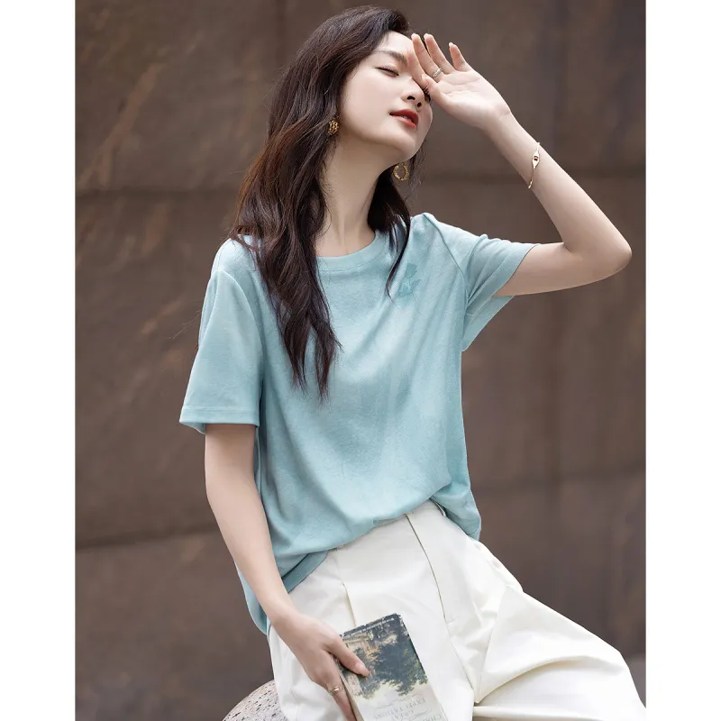 Dme T Shirts Women's Sky Blue-1