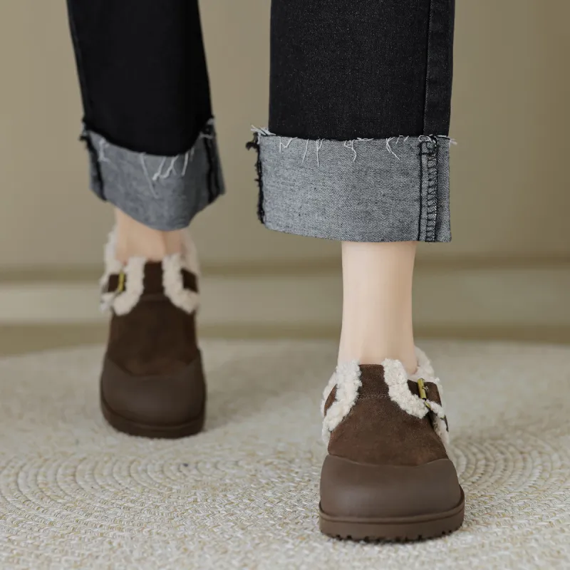 【dme】 Casual Single Shoes Women's Coffee-4