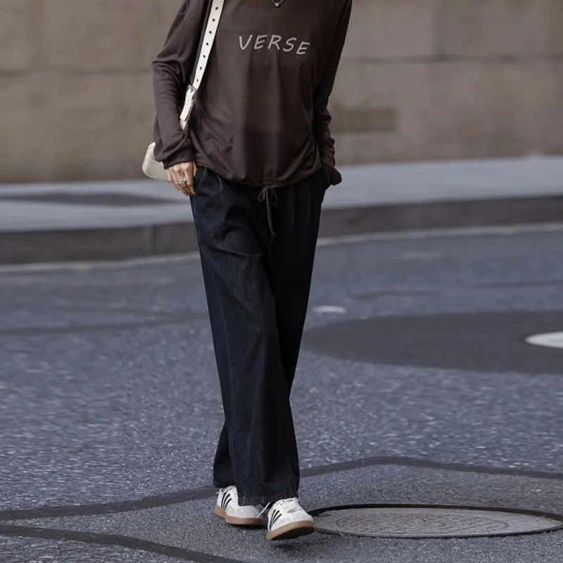 【dme】 Jeans Women's Dark Denim Blue-2