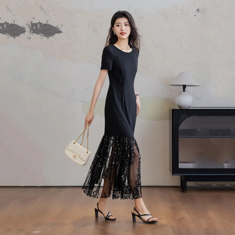 【dme】 Short Sleeved Dress Women's-2