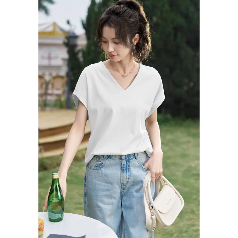 【dme】 Regular T Shirt Women's Raw White-5