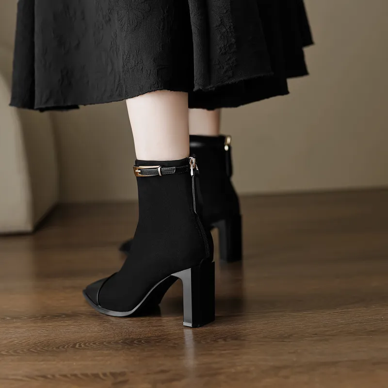 【dme】 Ankle Boots Women's Black-5