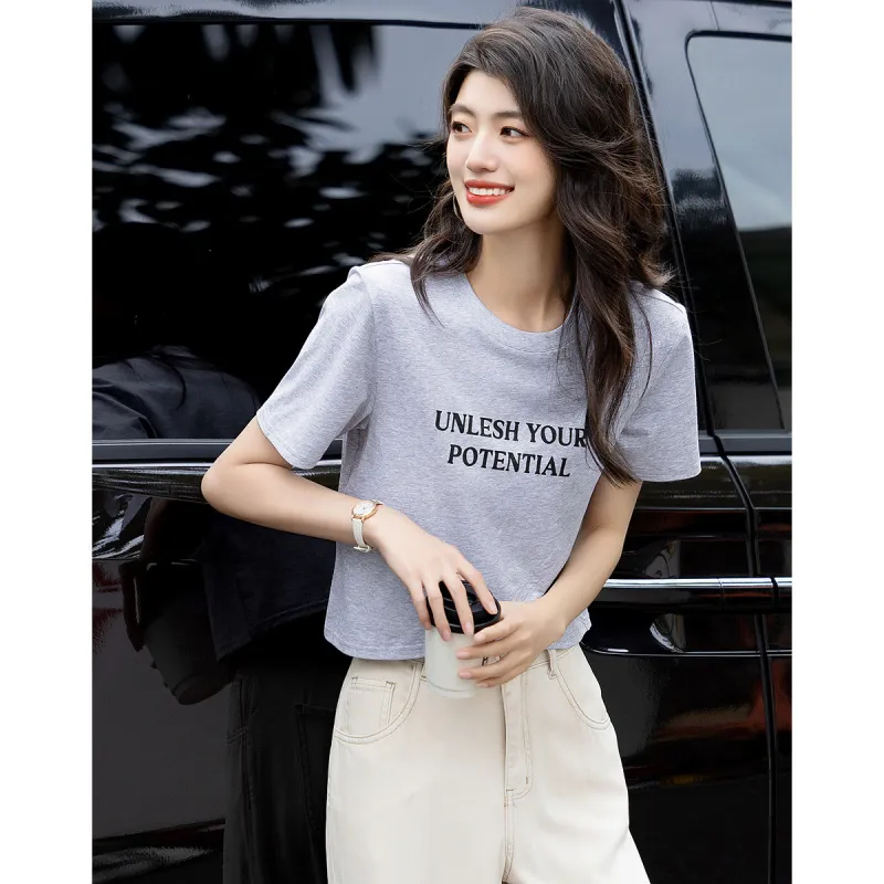 Dme T Shirts Women's Light Heather Gray-2