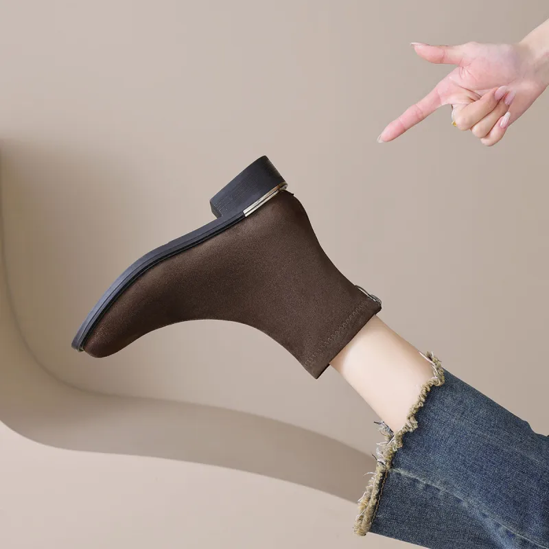 【dme】 Ankle Boots Women's Army Green-4