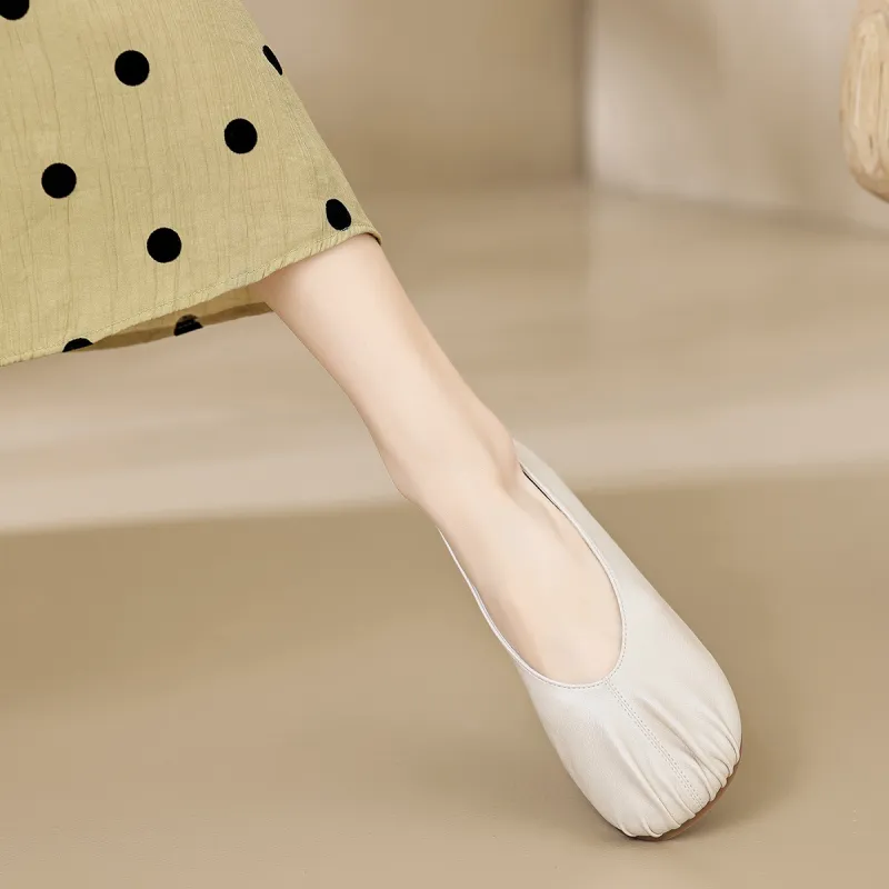 【dme】 Casual Single Shoes Women's Ecru-3
