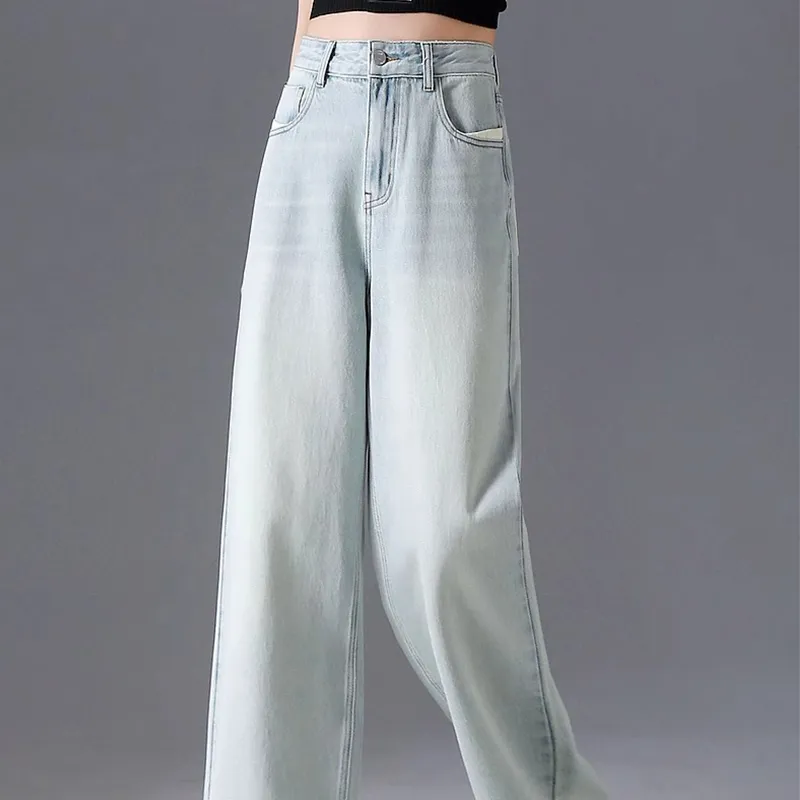 【dme】 Jeans Women's Light Denim Blue-3