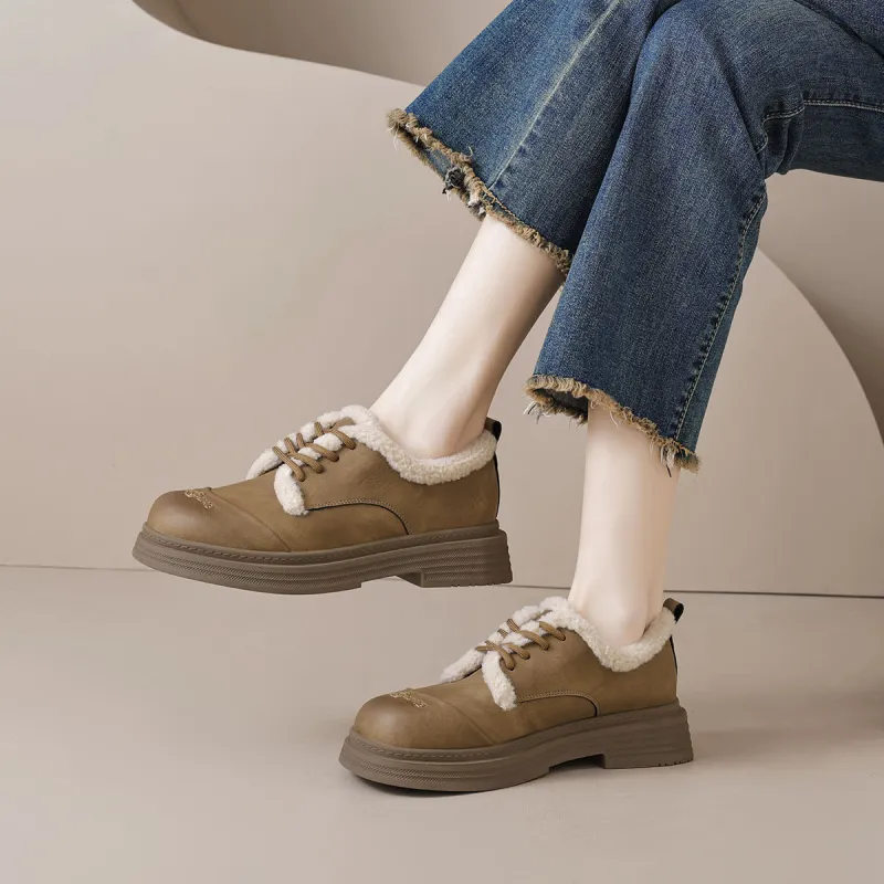 【dme】 Casual Single Shoes Women's Camel-2