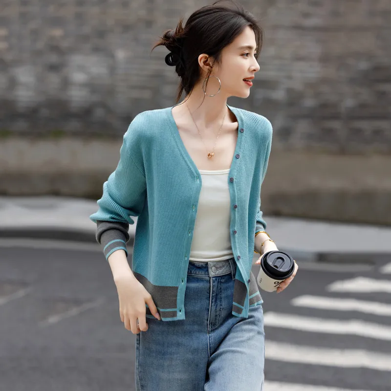 【dme】 Knitwear Women's Turquoise-2