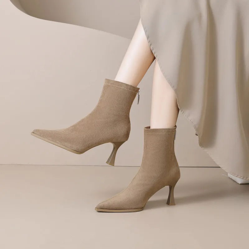 【dme】 Ankle Boots Women's Sandy Clay-1