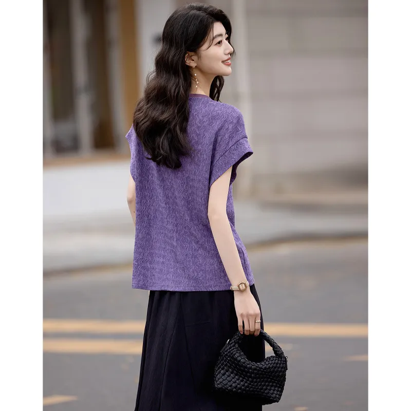 Dme T Shirts Women's Lavender-1