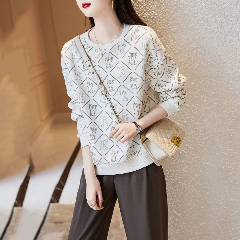 【dme】 Sweatshirt Women's Raw White-2