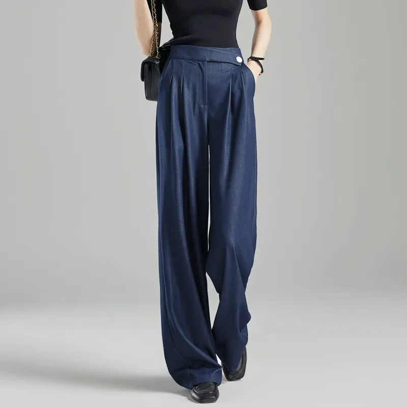 【dme】 Suit Trouser Women's Navy Blue-1