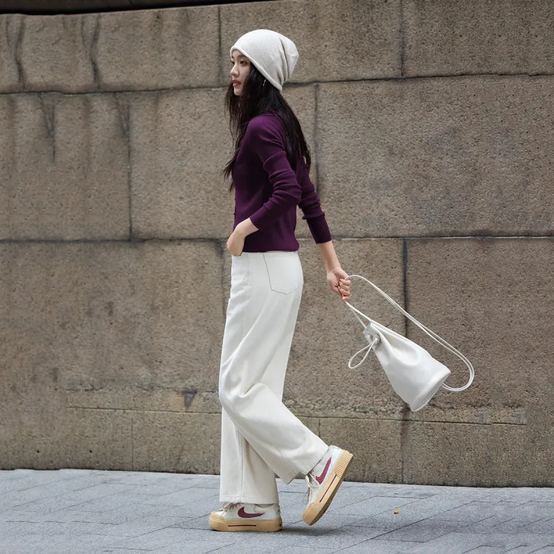 【dme】 Knitwear Women's Dark Purple-4
