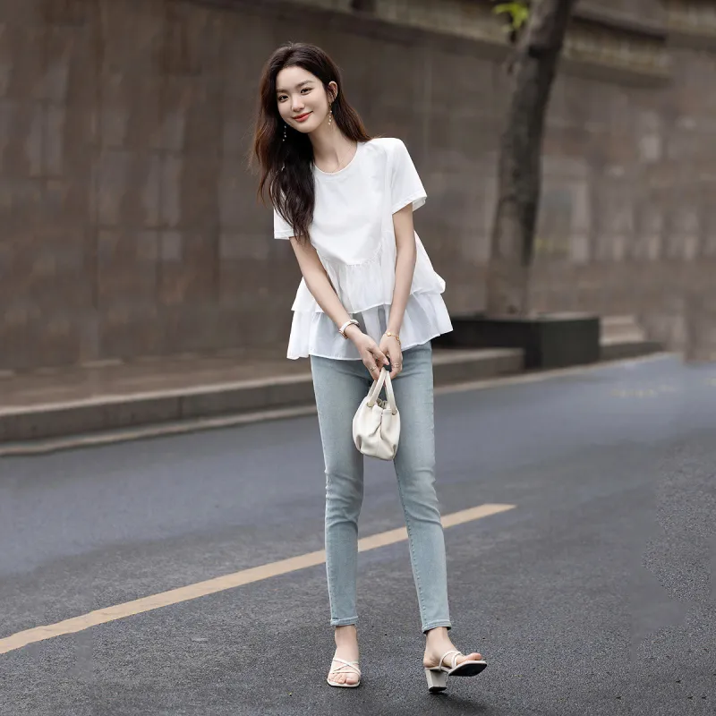 【dme】 T Shirt Women's Raw White-2