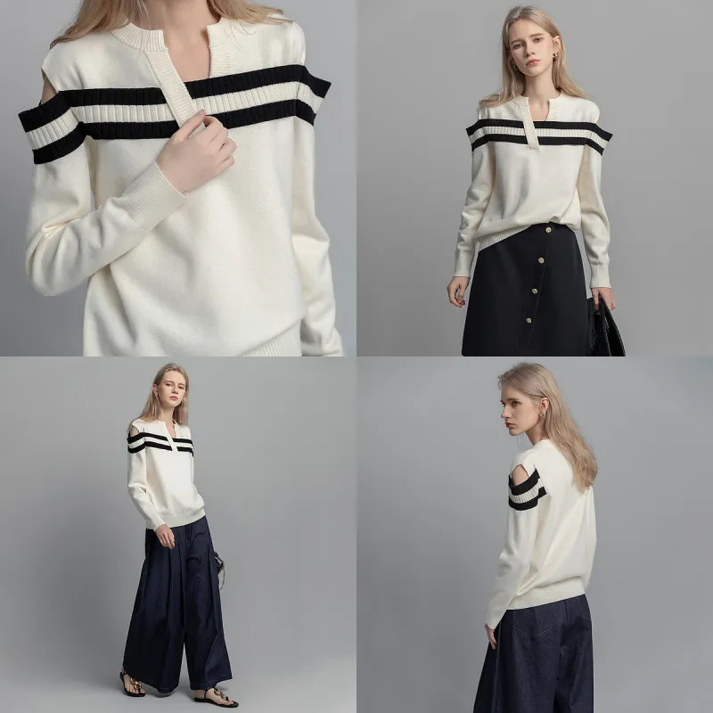 Dme Knitwear Women's Ivory-4