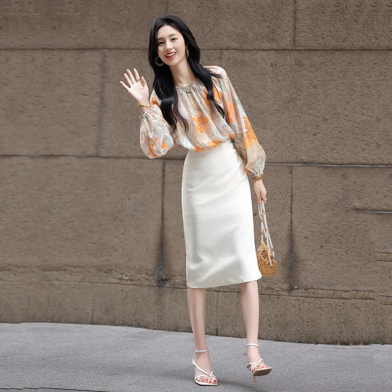 【dme】 Shirt Women's Orange Yellow-4