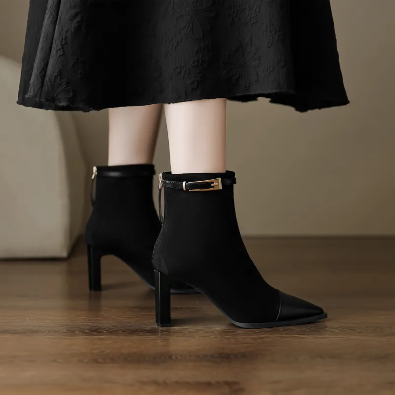 【dme】 Ankle Boots Women's Black-4