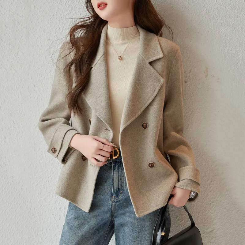 【dme】 Coat Women's Mousse Apricot-2