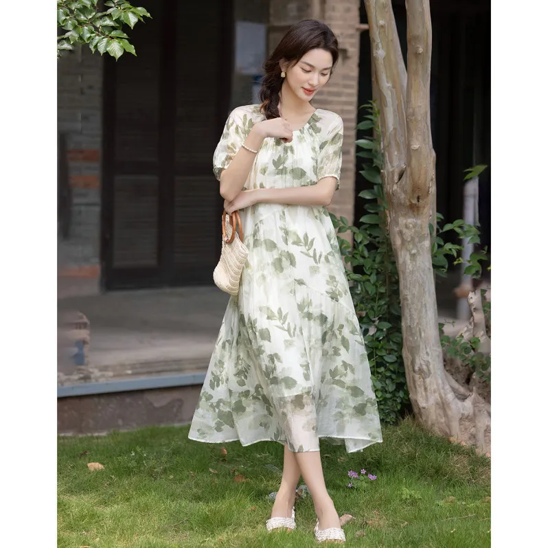 【dme】 Short Sleeved Dress Women's-2