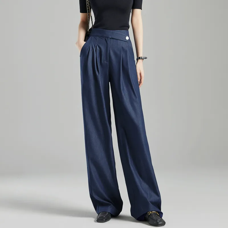 【dme】 Suit Trouser Women's Navy Blue-2