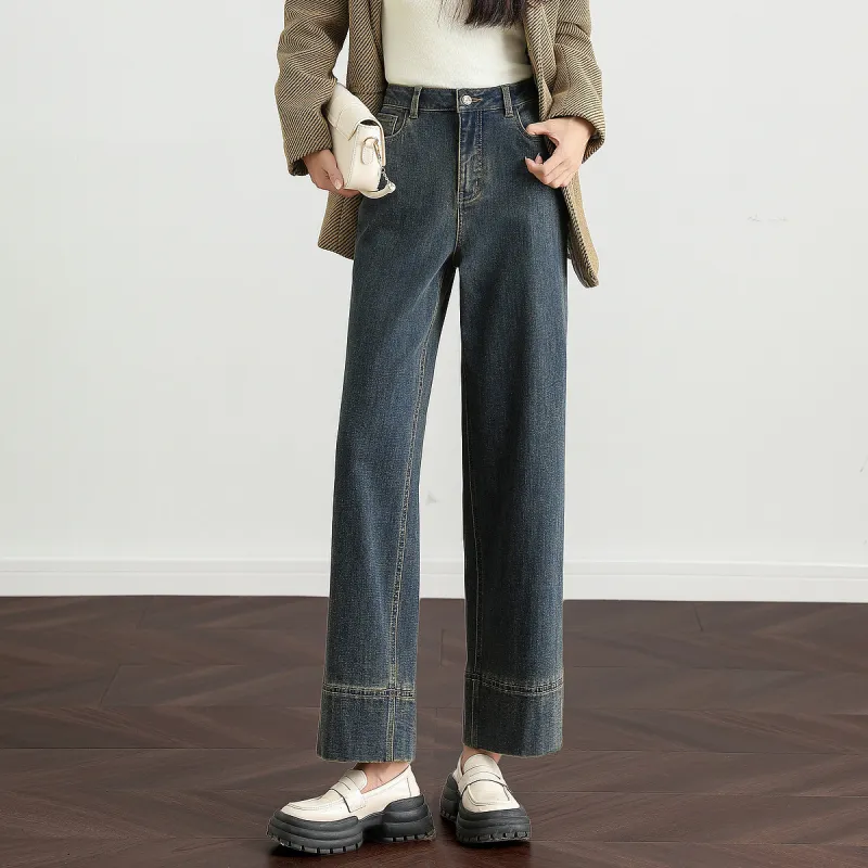 【dme】 Jeans Women's Dark Denim Blue-2