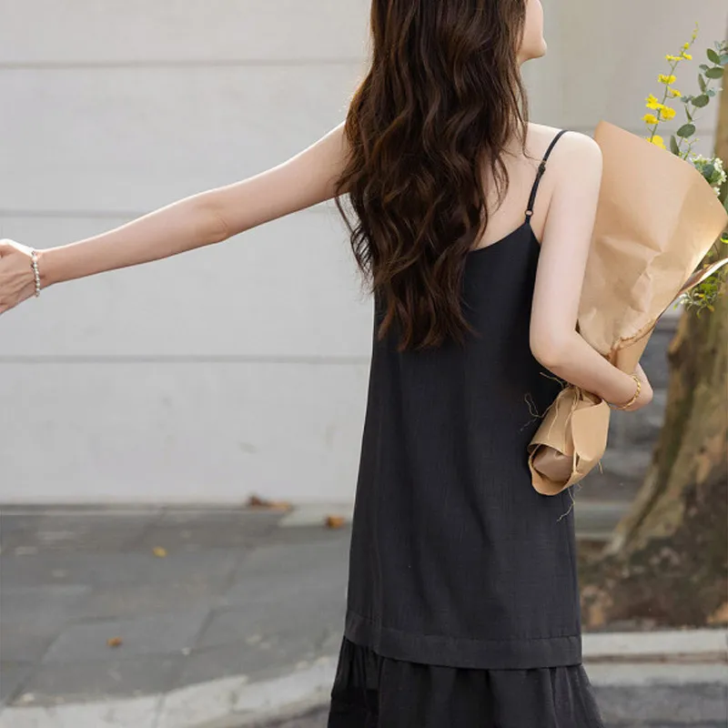【dme】 Slip Dresses Women's Dark Gray-1