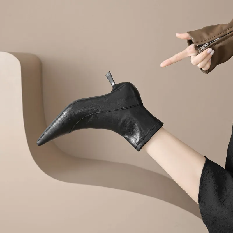 【dme】 Ankle Boots Women's Black-4